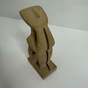 Ancient Greek Cycladic Art Thinking Man Medium Stone Sculpture​